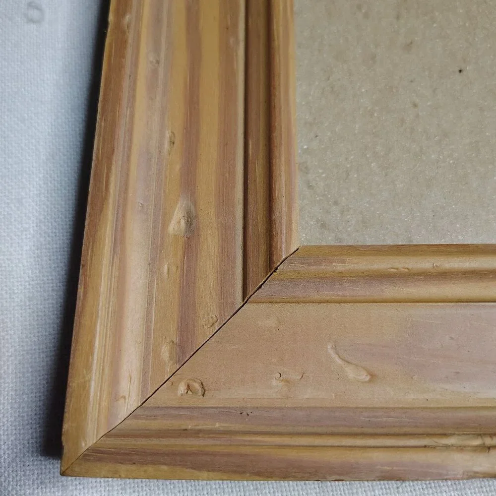 Rustic Wood 8x10 Picture Frame Natural Grain Look Wall Hanging Cottagecore Boho